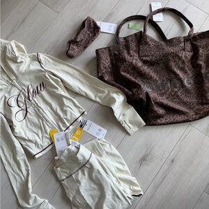 Glow mode set with handbag and headband New